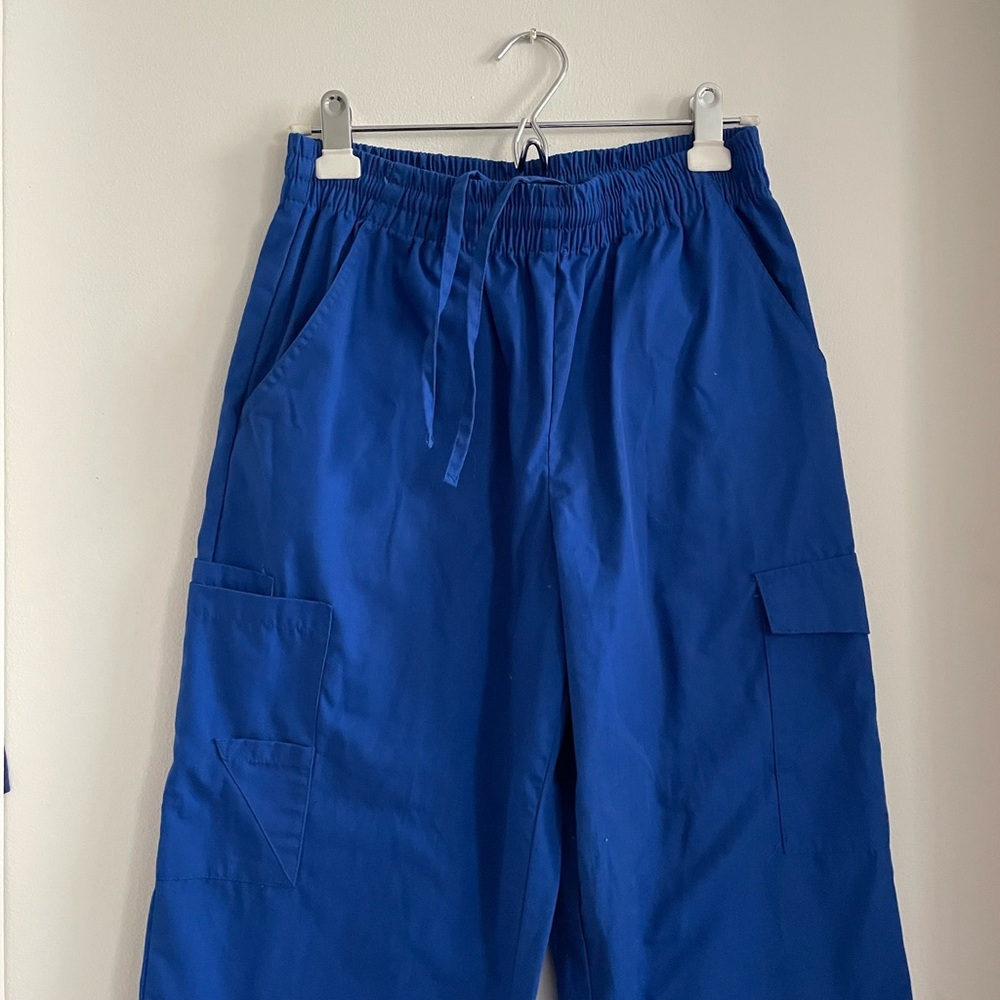 Blue Cargo Pants